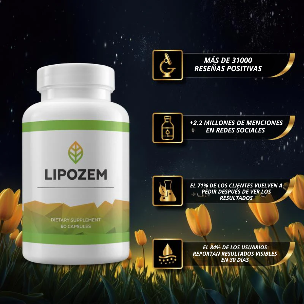 Cápsulas LipoCore® Lipozem