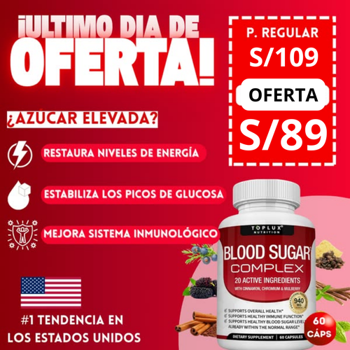 Toplux Blood Sugar Complex