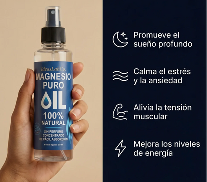 Pure Magnesium Spray™ – Relajación y Descanso Instantáneo