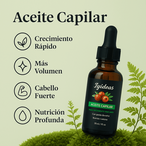 Aceite Batana™  100% Puro con Romero y Maca Nutritivo Estimula el Crecimiento Capilar y Restaura el Cabello Dañado
