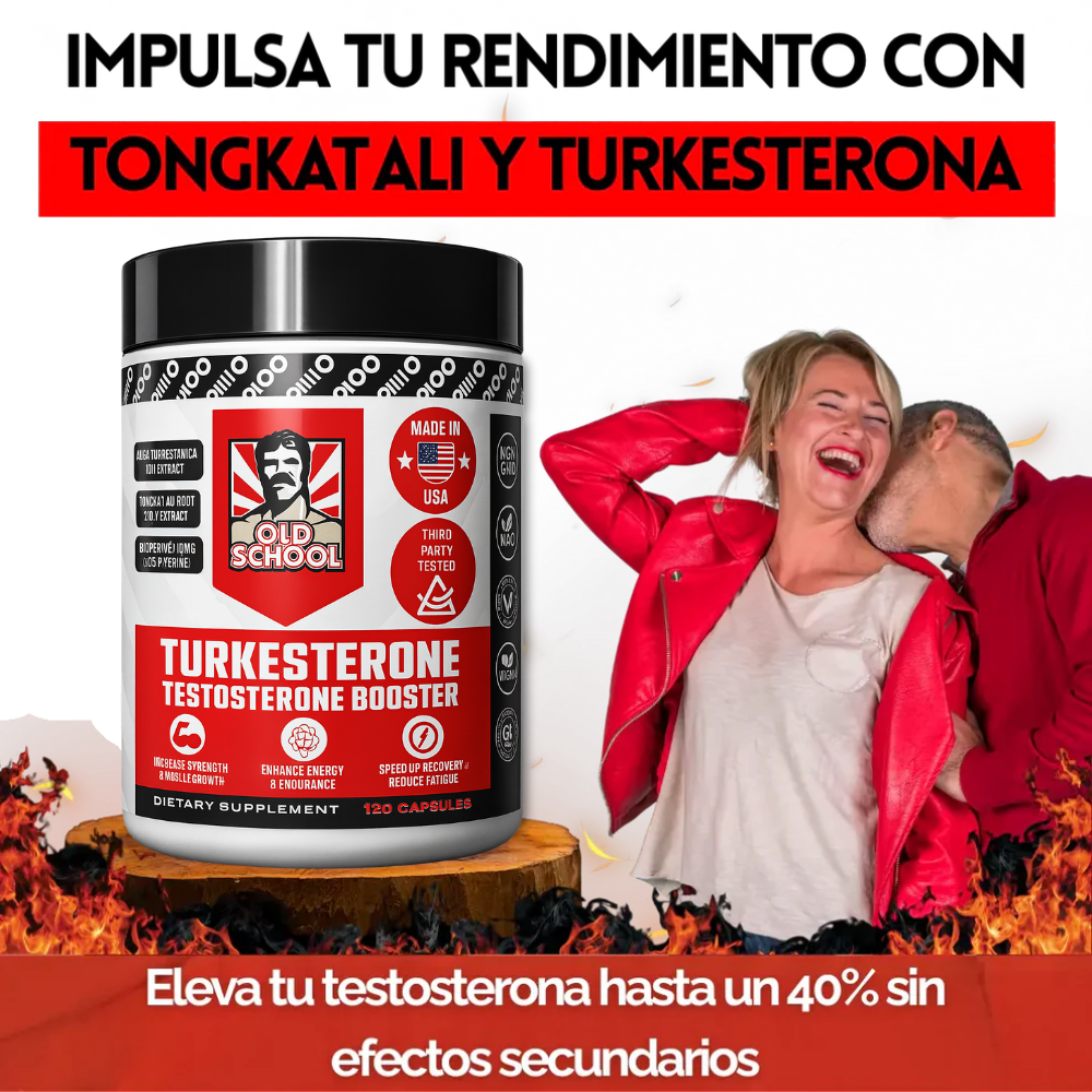 Turkesterone Ultra Test™ – Potencia y Rendimiento para Hombres (120 cáp)