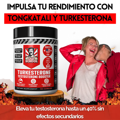 Turkesterone Ultra Test™ – Potencia y Rendimiento para Hombres (120 cáp)