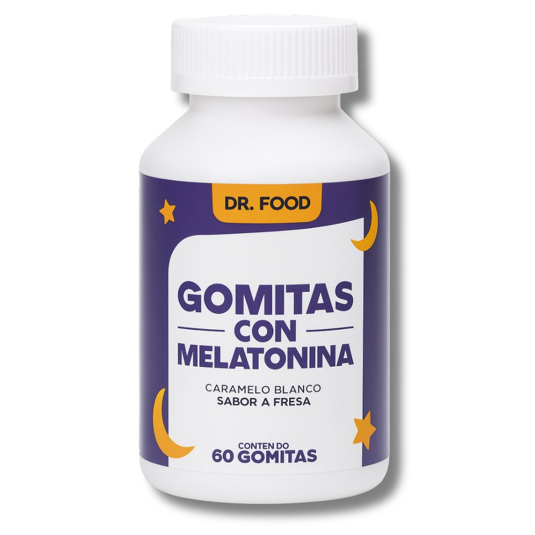 Gomitas de Melatonina para Descansar Mejor – 60 und – Sabor Fresa 🍓