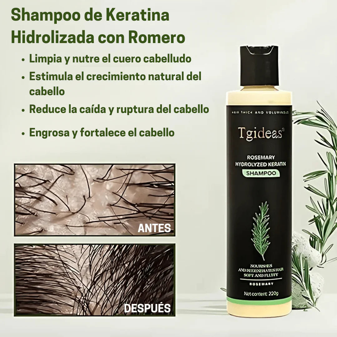 TGIdeas LabCo™ – Champú Anti-Calvicie & Crecimiento Extremo (220 ml)