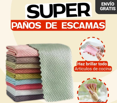 PAÑO MÁGICO DE ESCAMAS
