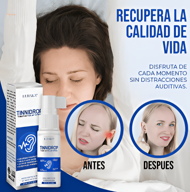 TinniDrop – Spray Limpiador de Oído Natural