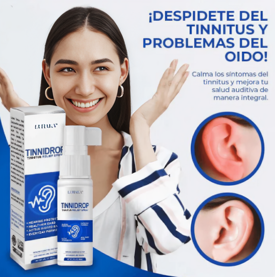 TinniDrop – Spray Limpiador de Oído Natural