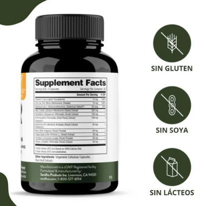 Detox Hepático Plus™ – Limpieza Natural del Hígado - 70 cápsulas más viral de Facebook e Instagram