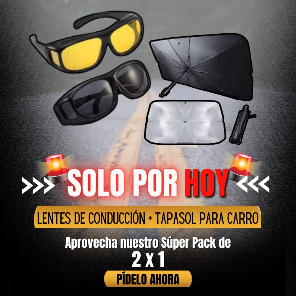 LENTES VISIÓN NOCTURNA + ULTRA PROTECTOR SOLAR | ENVIO GRATIS