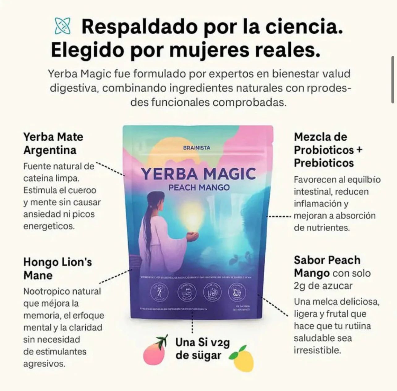 Yerba Magic Peach Mango™: Enfoque Natural, Digestión Equilibrada y Bienestar Diario