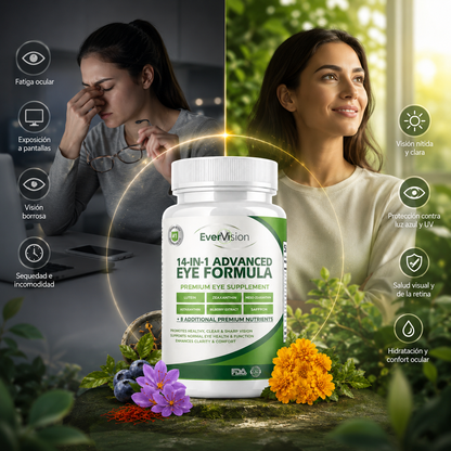 Ever Vision 14 en 1 : La Solución para Ojos Cansados y Visión Borrosa