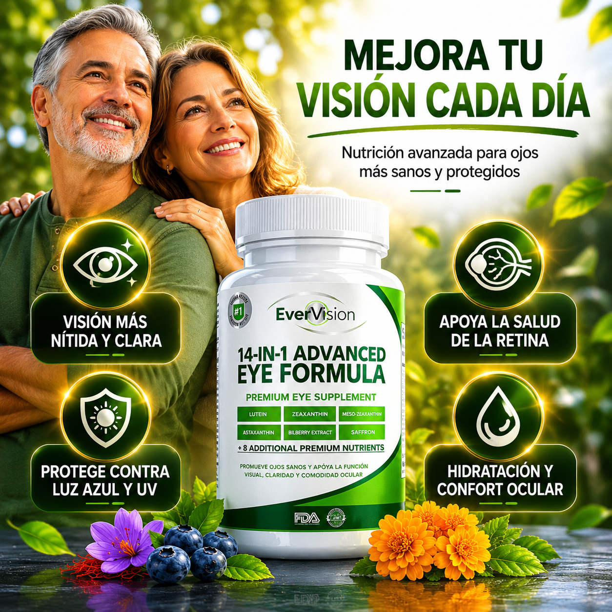 Ever Vision 14 en 1 : La Solución para Ojos Cansados y Visión Borrosa