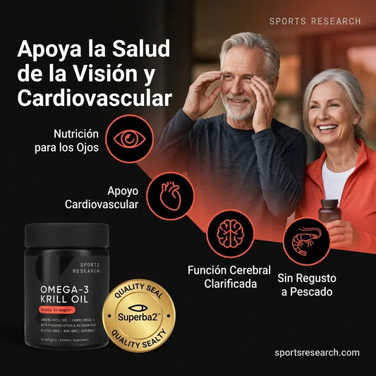 Aceite de Kril Omega-3 1000 mg - 60 Cápsulas para una Visión Clara