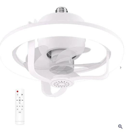 Foco Aromatisante con Ventilador 360° RGB