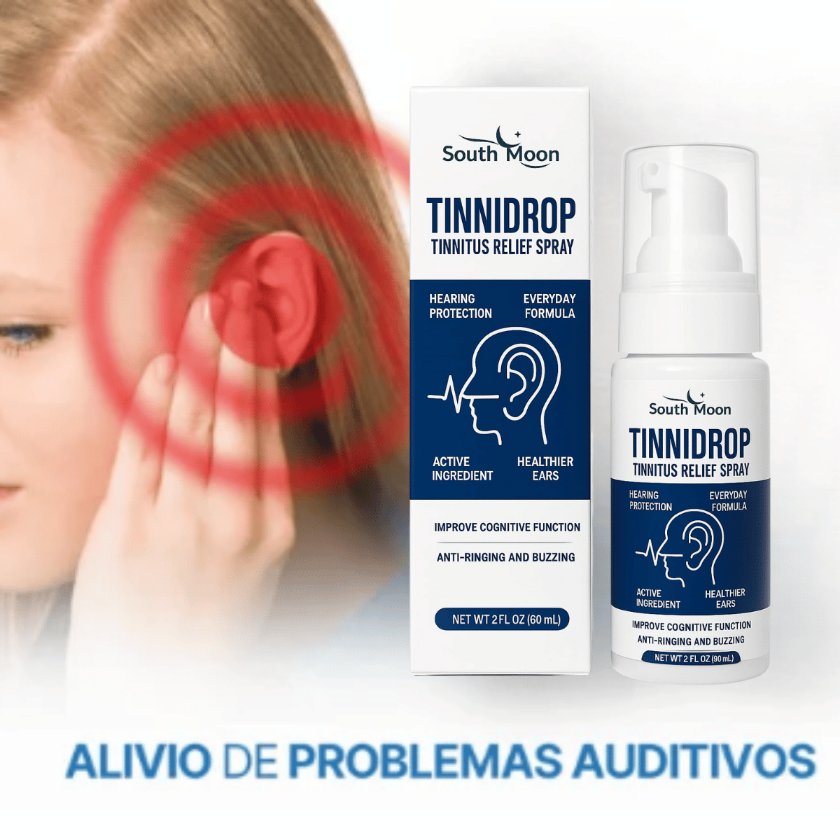 TINNIDROP - TRATAMIENTO NATURAL PARA EL DOLOR DE OÍDO
