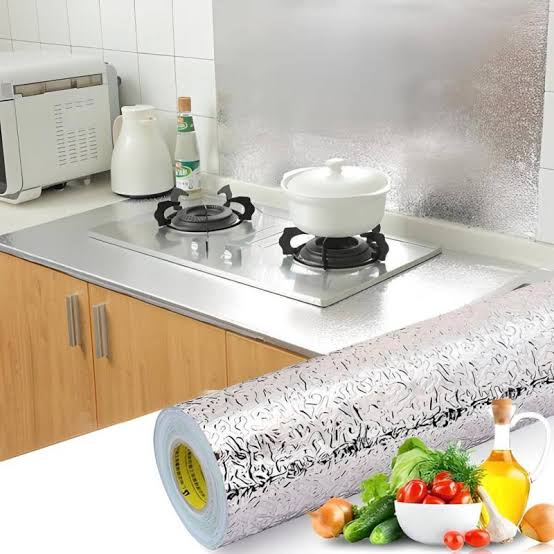 Decora Tu Cocina Pegamento De Papel Aluminio En Rollo